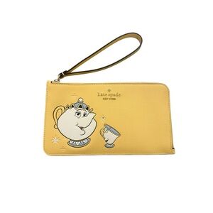 Kate Spade Yellow Zip Pouch Disney